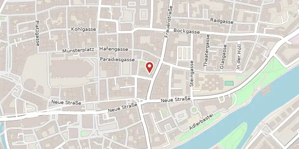 Karte der Umgebung von Frauenstraße 11, 89073 Ulm/Donau