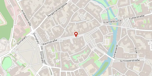 Karte der Umgebung von Marktstraße 3, 99084 Erfurt