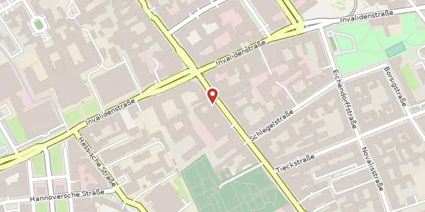 Karte der Umgebung von Chausseestraße 117, 10115 Berlin