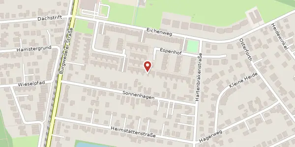 Karte der Umgebung von Espenhof 63, 30659 Hannover