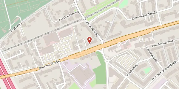 Karte der Umgebung von Olpener Str. 415, 51109 Köln