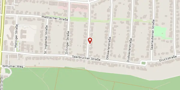 Karte der Umgebung von Völklinger Straße 19, 51375 Leverkusen