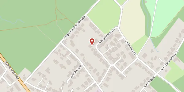 Karte der Umgebung von Langenbroich 26, 40883 Ratingen