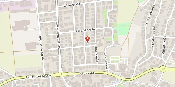 Karte der Umgebung von Schillerstraße 14, 71394 Kernen-Rommelshausen