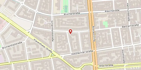 Karte der Umgebung von Goebenstr. 10, 65195 Wiesbaden