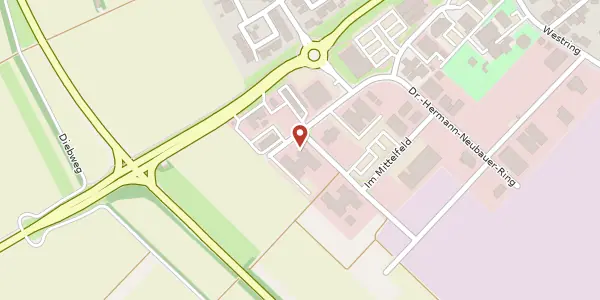 Karte der Umgebung von Dr.-Hermann-Neubauer-Ring 34, 63500 Seligenstadt