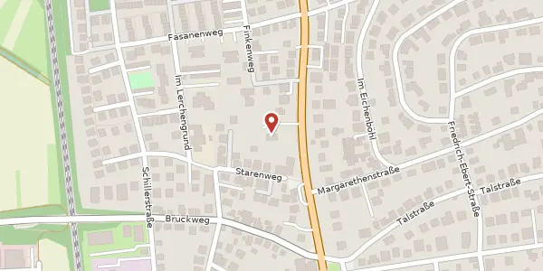 Karte der Umgebung von Darmstädter Str. 246, 64625 Bensheim