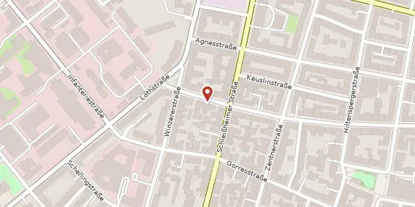 Karte der Umgebung von Georgenstr. 119, 80797 München