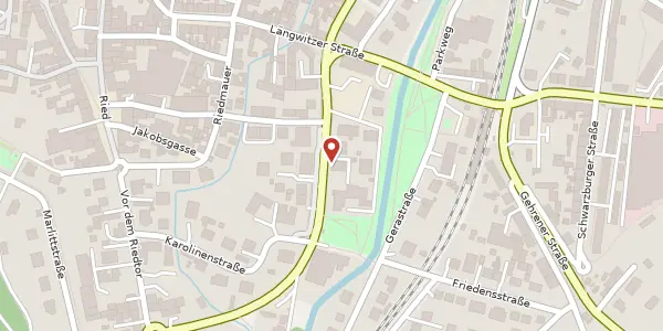 Karte der Umgebung von Lindenallee 8, 99310 Arnstadt