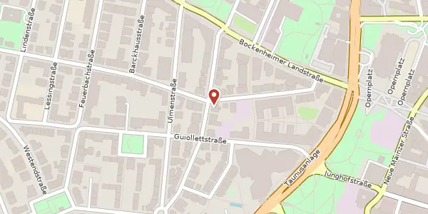 Karte der Umgebung von Kettenhofweg 29, 60325 Frankfurt