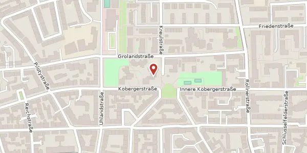 Karte der Umgebung von Kobergerplatz 13, 90408 Nürnberg