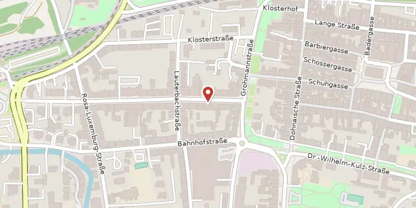 Karte der Umgebung von Gartenstraße 5, 01796 Pirna