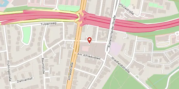 Karte der Umgebung von Bredeneyer Tor/Einigkeitsstr. 9, 45133 Essen
