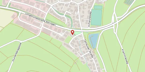 Karte der Umgebung von Baumgartenstraße 2, 79285 Ebringen