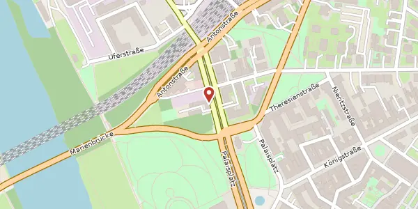 Karte der Umgebung von Robert-Blum-Straße 3, 01097 Dresden