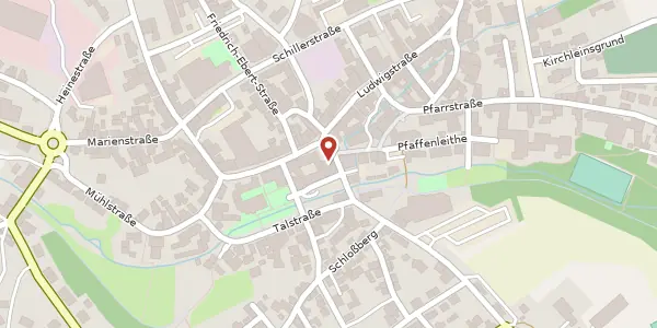 Karte der Umgebung von Marktplatz 13, 95100 Selb