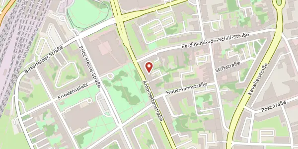 Karte der Umgebung von Antoinettenstr. 28, 06844 Dessau-Roßlau