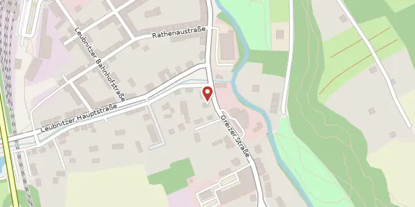 Karte der Umgebung von Greizer Straße 2, 08412 Werdau