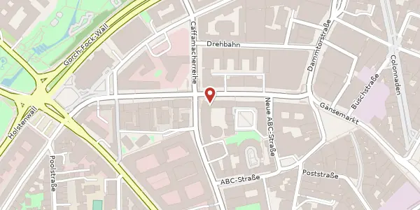 Karte der Umgebung von Valentinskamp 24, 20354 Hamburg