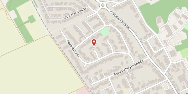 Karte der Umgebung von Lessingstraße 10, 50126 Bergheim