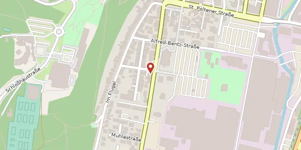 Karte der Umgebung von Erchenstraße 20, 89522 Heidenheim