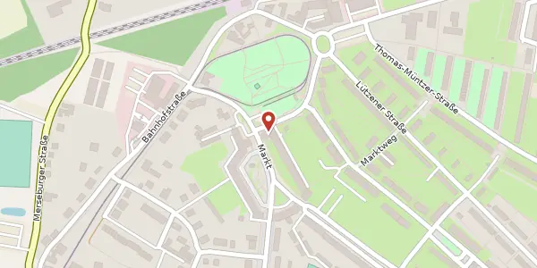 Karte der Umgebung von Lützener Platz 18, 06231 Bad Dürrenberg