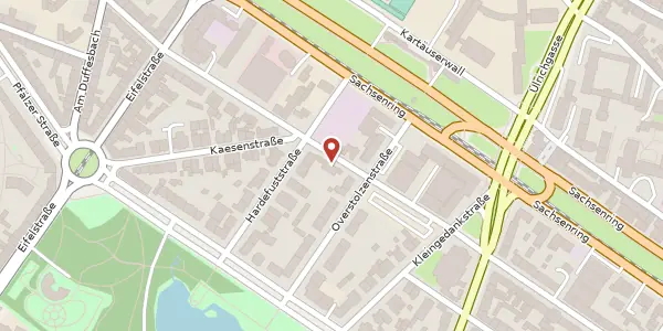 Karte der Umgebung von Lothringer Str. 57, 50677 Köln