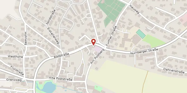 Karte der Umgebung von Badstr. 54, 91560 Heilsbronn