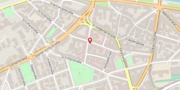 Karte der Umgebung von Wallstr. 25, 60594 Frankfurt