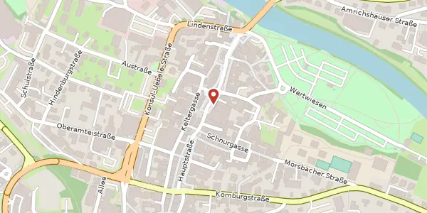 Karte der Umgebung von Hauptstraße 44, 74653 Künzelsau