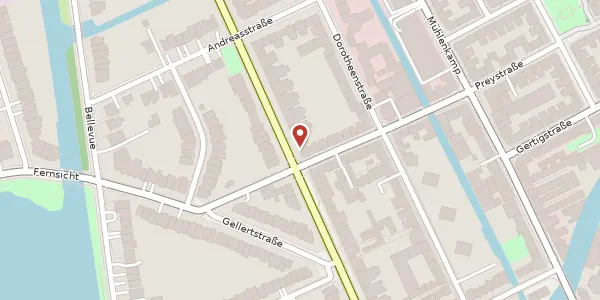 Karte der Umgebung von Sierichstr. 46, 22301 Hamburg