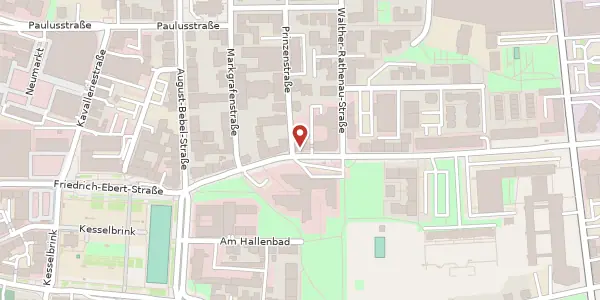 Karte der Umgebung von Werner-Bock-Str. 23, 33602 Bielefeld