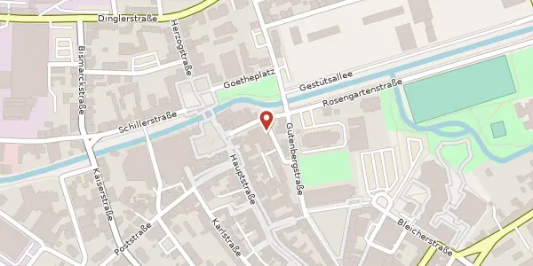 Karte der Umgebung von Gutenbergstraße 9, 66482 Zweibrücken