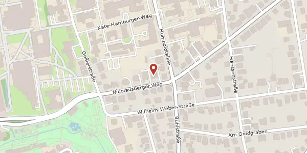 Karte der Umgebung von Nikolausberger Weg 31, 37073 Göttingen