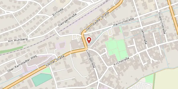 Karte der Umgebung von Darmstädter Str. 1, 64354 Reinheim