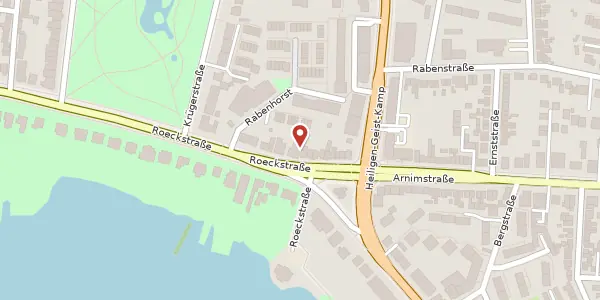 Karte der Umgebung von Roeckstraße 49, 23568 Lübeck