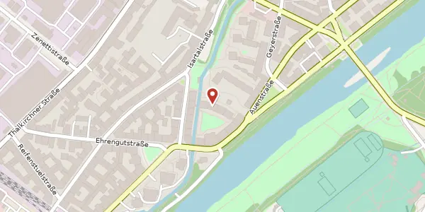 Karte der Umgebung von Auenstr. 114, 80469 München