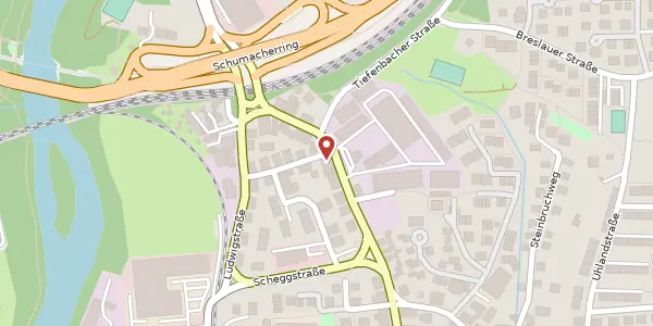 Karte der Umgebung von Duracher Str. 16, 87437 Kempten