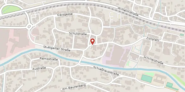 Karte der Umgebung von Hauptstraße 4, 73547 Lorch