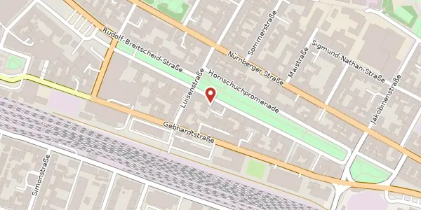 Karte der Umgebung von Königswarter Str. 54a, 90762 Fürth