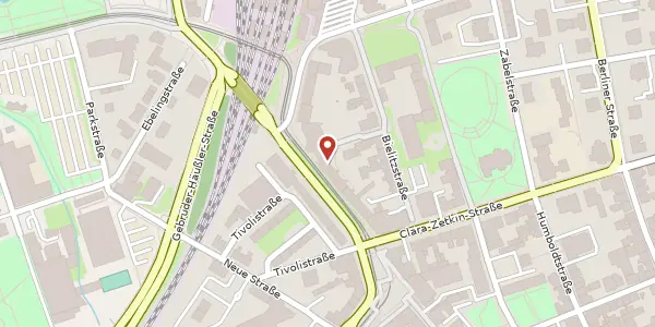 Karte der Umgebung von Ernst-Toller-Straße 12, 07545 Gera