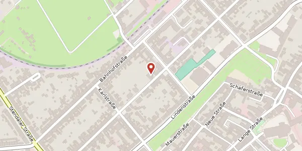 Karte der Umgebung von Friedrich-Ebert-Straße 110, 39590 Tangermünde