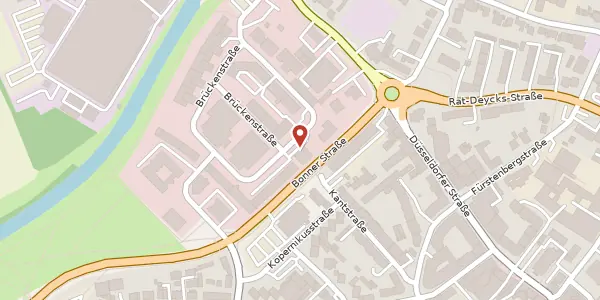 Karte der Umgebung von An der Schusterinsel 14, 51379 Leverkusen