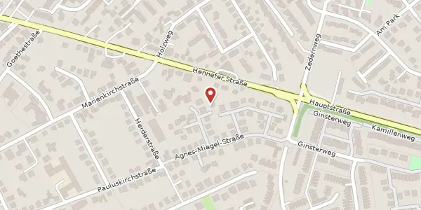 Karte der Umgebung von Ina-Seidel-Straße 9, 53757 Sankt Augustin