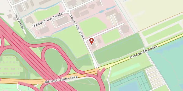 Karte der Umgebung von Louis-Leitz-Str. 1, 28355 Bremen