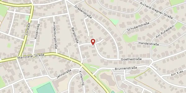 Karte der Umgebung von Goethestr. 1, 35460 Staufenberg