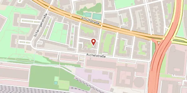 Karte der Umgebung von Sedlmayrstr. 1, 80634 München