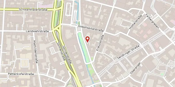 Karte der Umgebung von Herzog-Wilhelm-Str. 21, 80331 München
