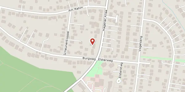 Karte der Umgebung von Hagener Allee 126, 22926 Ahrensburg