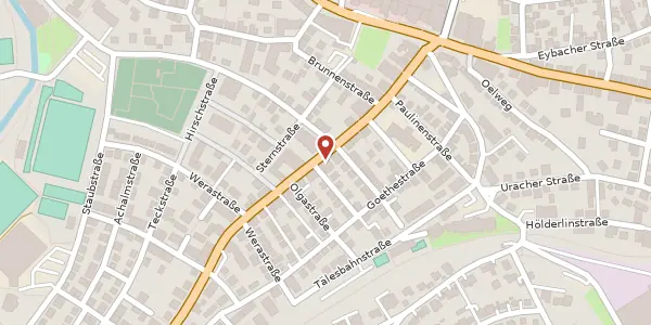 Karte der Umgebung von Überkinger Straße 21, 73312 Geislingen